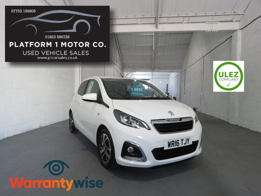 2016 1.2 PEUGEOT 108 ALLURE