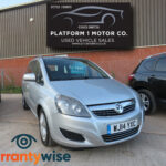 2014 1.7 VAUXHALL ZAFIRA EXCLUSIV CDTI EFLX