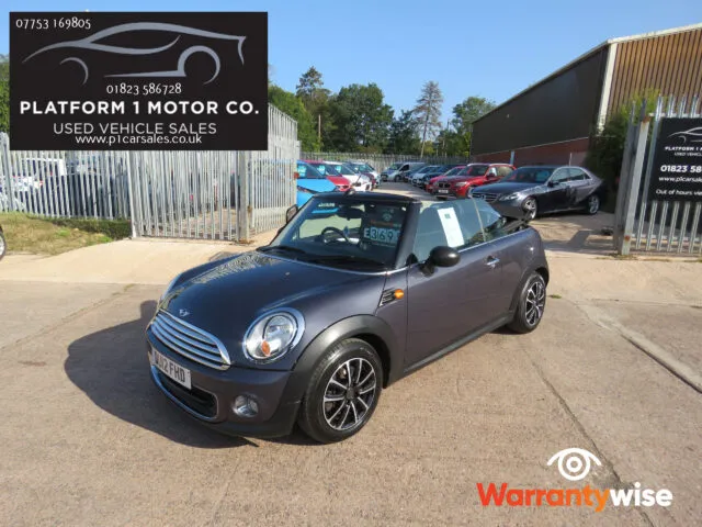 2012 1.6 MINI ONE CONVERTIBLE