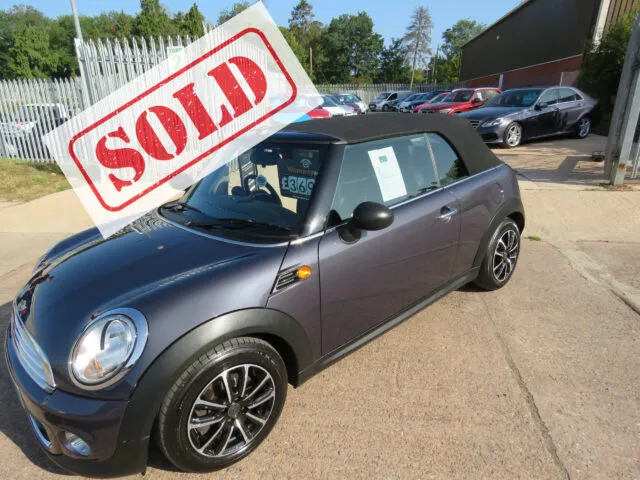 2012 1.6 MINI ONE CONVERTIBLE