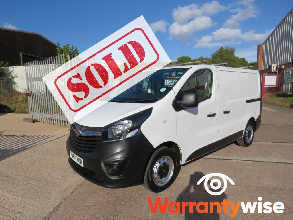 2016 VAUXHALL VIVARO 2700 CDTI