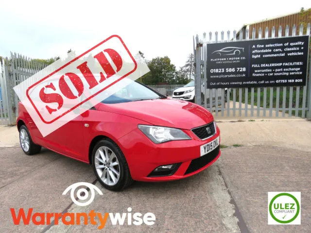 2015 SEAT IBIZA TOCA 1.4 PETROL
