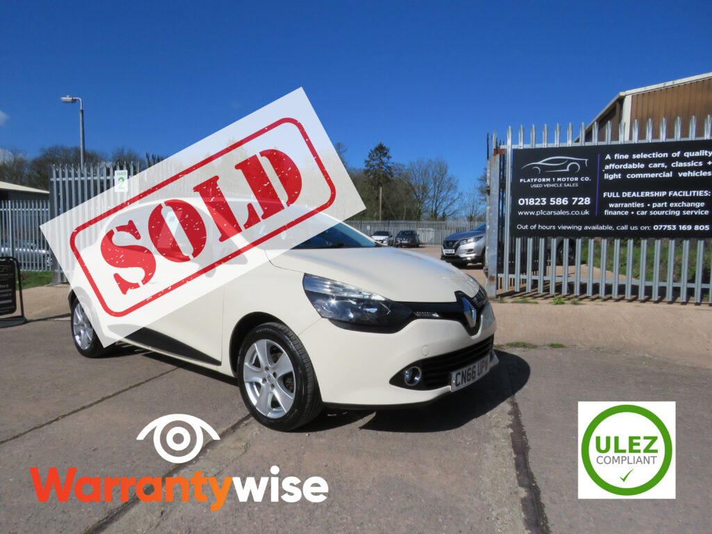 2016 RENAULT CLIO PLAY 1.2 PETROL