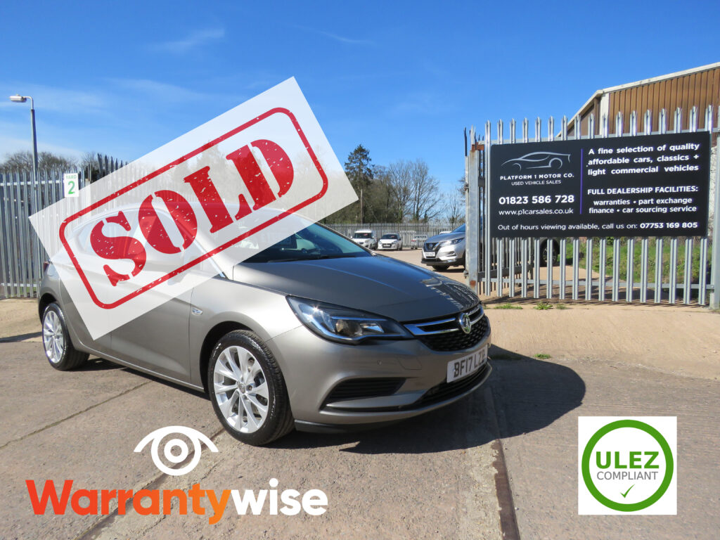 2017 VAUXHALL ASTRA DESIGN ECOFLEX 1.0 PETROL