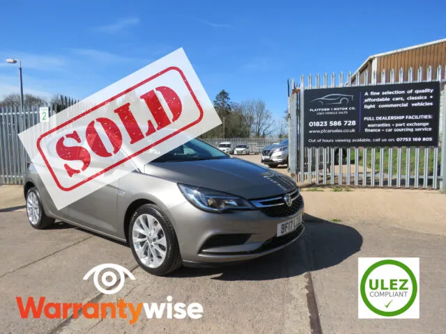 2017 VAUXHALL ASTRA DESIGN ECOFLEX 1.0 PETROL