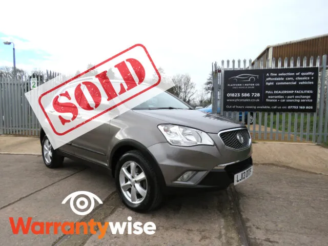 2013 SSANGYONG KORANDO 2.0EX AWD AUTOMATIC