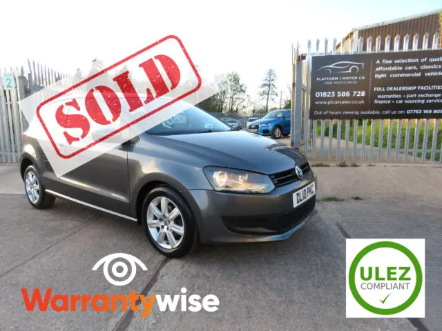 2010 VOLKSWAGEN POLO SE 1.2 PETROL